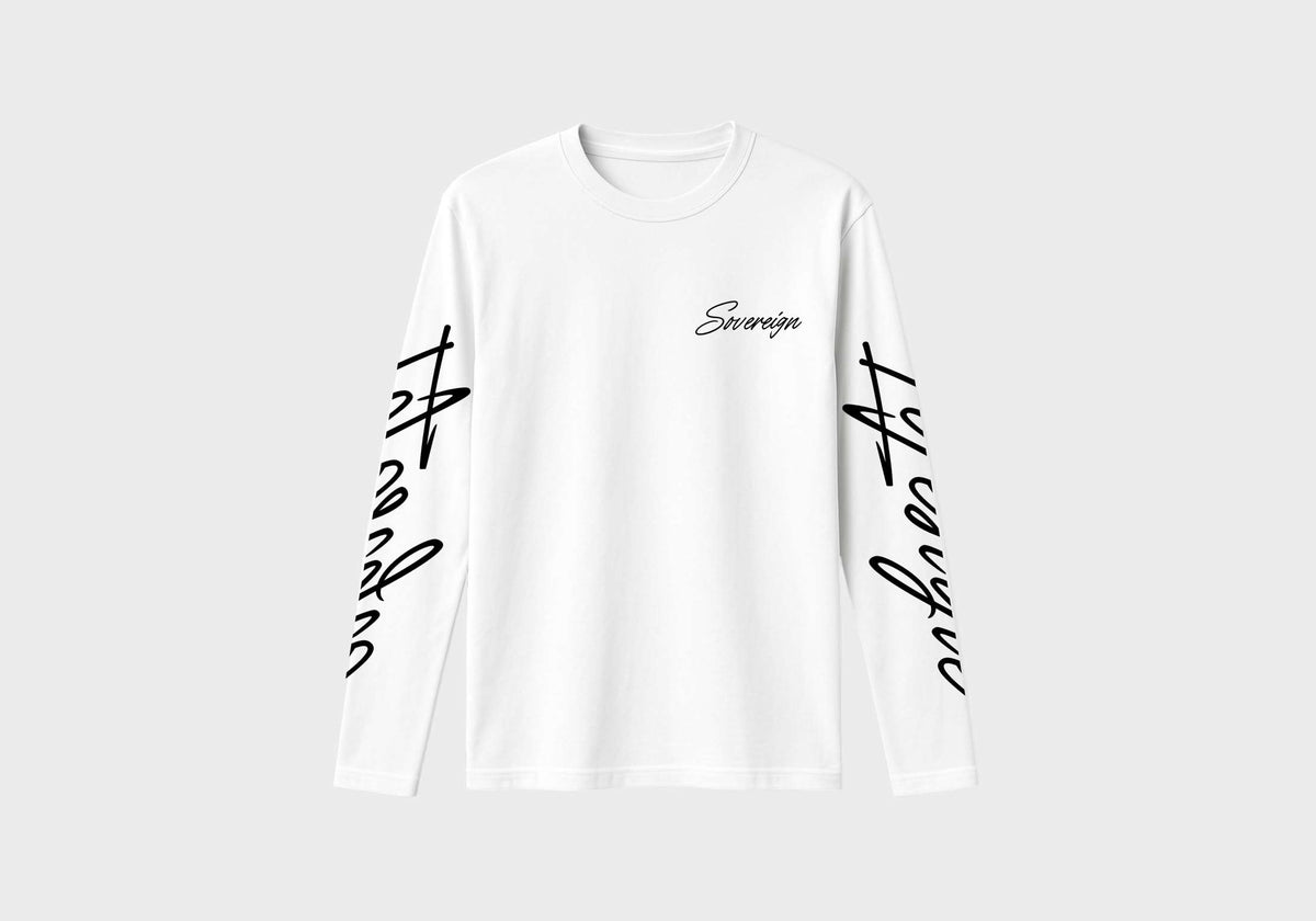 SOVEREIGN LONG SLEEVE - WHITE “special pre order edition”